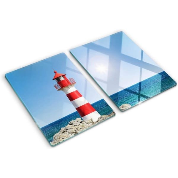 Gehard Glazen Keuken Accessoire - Kookplaat Bescherming en Snijplank