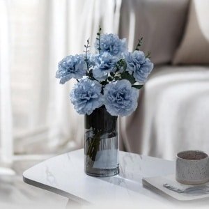 Glazen Vaas - Moderne Cilindervormige Bloemenvaas voor Thuis: Woonkamer Decoratie - Keuken en Slaapkamer Accessoire met Eettafel Tafelversiering