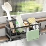 Gootsteen Organizer met Sponshouder en Borstelhouder - 304 RVS Keuken Accessoires