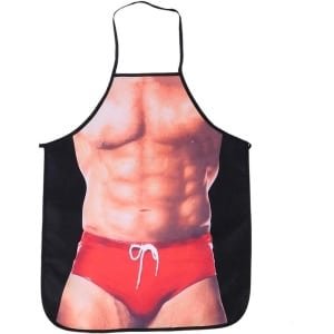 Grappig Kookschort - Creatief Design - Leuke Keuken Accessoires - Origineel Cadeau - Unisex Design - Feestelijke Keuken Prop - 3D Print - Verstelbaar Schort - One Size - Meerdere Designs_AVAILABLE.