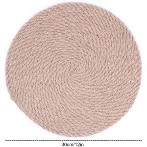 Handgeweven Rotan Isolatie Pads voor Warme Pannen - Set van 4 Onderzetters - Eetkamer en Keuken Accessoires