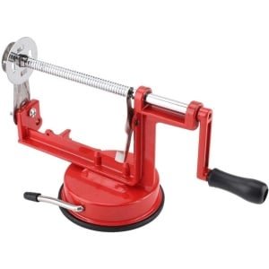 Handmatige spiraalsnijder voor aardappels en groenten, roestvrijstalen handslinger, zuigvoet, keuken accessoire.