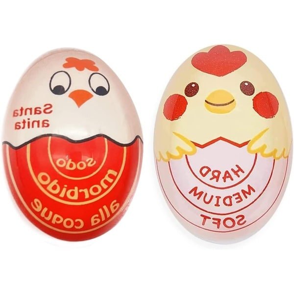 Hars Eierwekker - Timer voor Gekookte Eieren - Keuken Accessoire voor Thuis en Restaurant - 2 Stuks