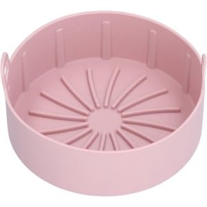 Herbruikbare Siliconen Pan - Air Fryer Vervangingspan - Keuken Accessoire voor Bakken - 20°C tot 220°C - 16CM - Roze