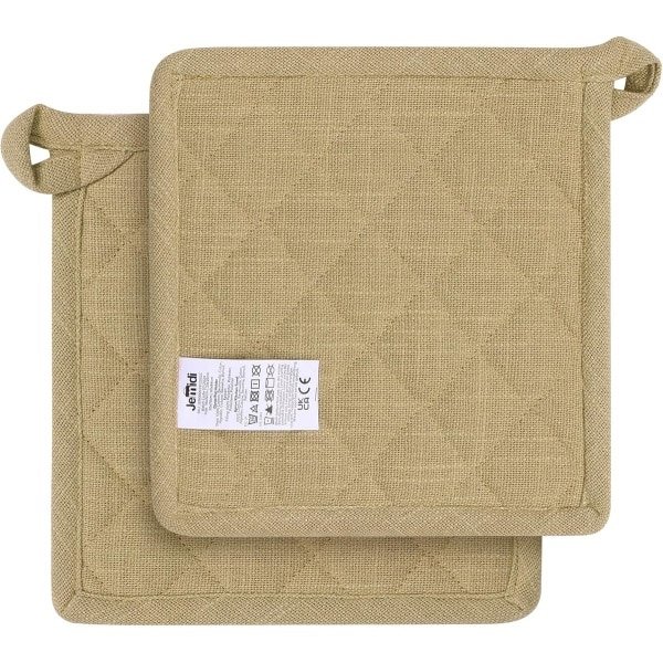 Hittebestendige pannenlappen set - Perfecte oven pannenlap of onderzetter - Praktische en stijlvolle keuken accessoires