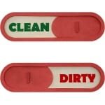 Houten Vaatwasser Indicator met Magneet - Kleurrijke Slider voor Keuken en Koelkast - No-Scratch Decor Accessoires