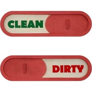 Houten Vaatwasser Indicator met Magneet - Kleurrijke Slider voor Keuken en Koelkast - No-Scratch Decor Accessoires