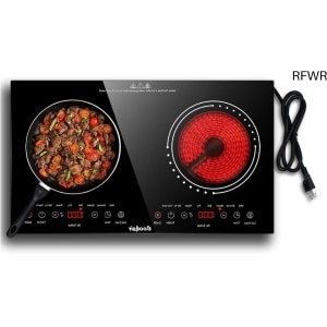 Inductie Kookplaat Vrijstaand - Elektrische Kookplaat 2 Pits - Keramische - Keuken