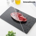 InnovaGoods Snelle Ontdooiplaat - Keuken Accessoires - Antiaanbakplaat - Gemaakt van Metaallegering - 4 kleine poten