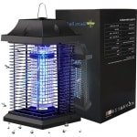 Insectenverdelger - Elektrische 4500 V insectenval muggenlamp met 20 W uv-licht voor slaapkamer keuken kantoor - dekt 100 m2