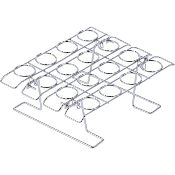 JGS Premium - Cupcake Cone Bakrek | Ice Cream Cone Stand van Roestvrij Staal | Metalen Wafel Kegels Display Houder | Praktische Keuken Accessoire