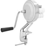 JGS Premium - Handmatige pastamachine voor verse macaroni - Roestvrij staal - Keuken accessoire met handmatige zwengel