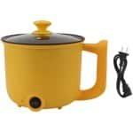 KARZO - Elektrische Hot Pot Mini Elektrische Kookplaat, 1,8 L, 600 W, Draagbare Multifunctionele Kookplaat met Afneembaar Netsnoer voor Noedelsoep, Kamperen, Keuken, EU-stekker 220 V
