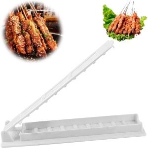 Kebab Maker - persvorm - handmatige kebab vorm - draagbare grill - spiesvorm voor keuken - thuis - picknick in de open lucht - camping - barbecue accessoires