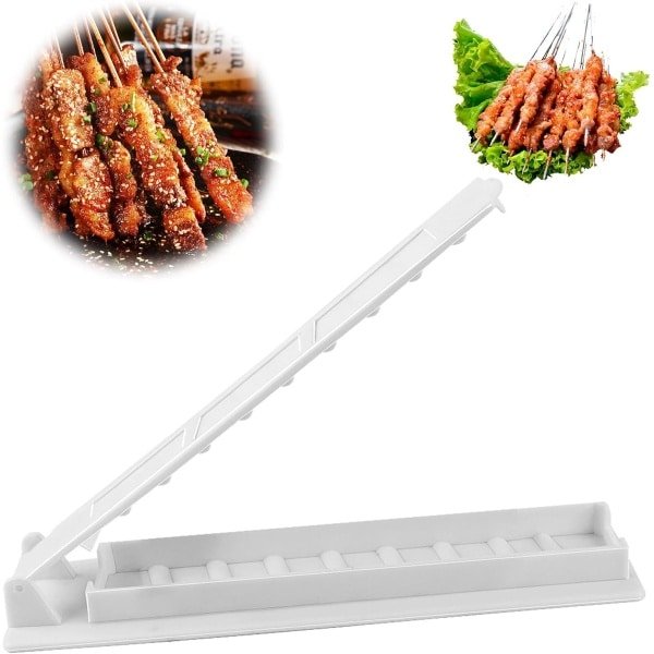 Kebab Maker - persvorm - handmatige kebab vorm - draagbare grill - spiesvorm voor keuken - thuis - picknick in de open lucht - camping - barbecue accessoires