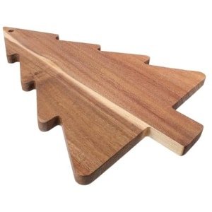 Kerstboom Snijplank Houten Snijplank voor Kaas, Worst, Fruit en Snacks - Feestelijke Keuken Accessoire