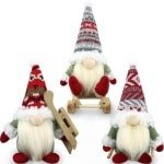 Kerstkabouters set van 3 kabouters, kerstdecoratie, kerstdecoratie, kerstdecoratie, kabouter, accessoires voor thuis, keuken, decoratie