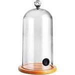 Kunststof afzuigkap voor keuken- en voedselbereiding - met rubberen gaten en een houten voet - geschikt voor cocktails - gebak - drankjes - bartending - enz. - inclusief accessoires en gereedschap voor bartending.