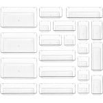 Lade organizer set - 21-delige opbergverdelerset voor keuken en make-up - Transparante opslagbakken voor het organiseren van accessoires
