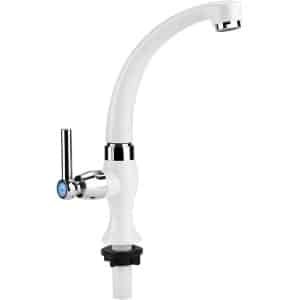 MK Stoer - Enkele Koud Water Kraan - Keuken - ABS Plastic - Aanrecht - Accessoires - Geschikt voor Keuken - Zwart G1/2 (01)