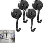 Magneet Haken Set van 4 - BBQ en Keuken Accessoires - Koelkast Ophanghaken