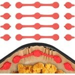 Magneten Voor Bakpapier Voor Airfryer - 4-delige Set Siliconen Keuken Accessoires