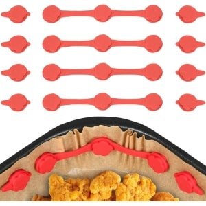 Magneten Voor Bakpapier Voor Airfryer - 4-delige Set Siliconen Keuken Accessoires