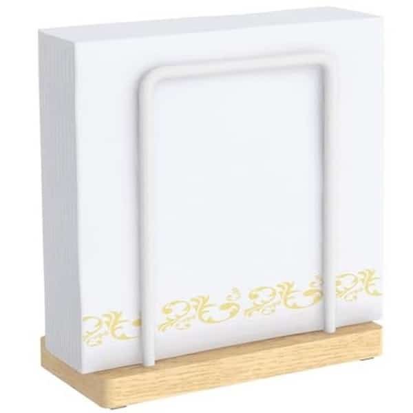 Metalen Servet Houder Wit voor Tafel - Servetten Stand voor Keuken Accessoires