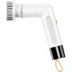 Mini elektrische schoonmaakborstel, multifunctionele elektrische schoonmaakborstel voor keuken en badkamer, geschikt voor het reinigen van kieren en spleten (wit)