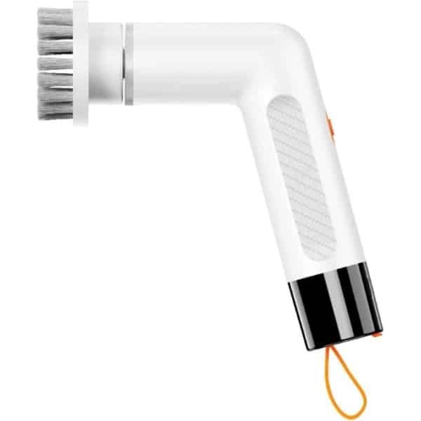 Mini elektrische schoonmaakborstel, multifunctionele elektrische schoonmaakborstel voor keuken en badkamer, geschikt voor het reinigen van kieren en spleten (wit)