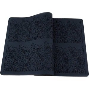 MoK Cake Tip Mat, Bloem Patroon Siliconen Tip Mat, Fondant Vorm Taart Kanten Mat Embossing, voor Keuken Bakcake Gereedschap Accessoires, Cake Decoratiegereedschap