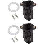 Moer Sluiting voor Kraan, 2 Sets Anti Losse Kraan Moer, Quick Release Montage, Vaste Basis, Keuken Wastafel Accessoire