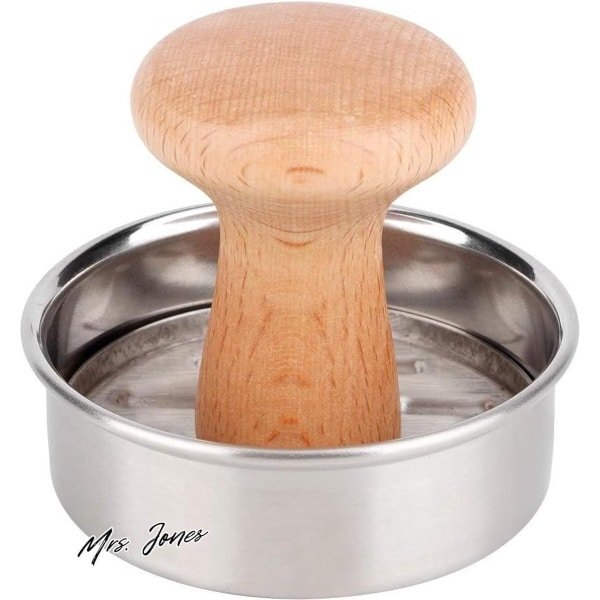 Mrs. Jones Non-Stick Hamburger Pers Rvs Vlees Maker Handmatige Druk Pie Burger Machine Keuken Accessoires .
