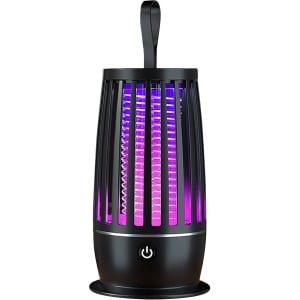 Muggenlamp - Elektrische insectenlamp tegen muggen - Elektrische UV insectendoder - LED Lampen -Muggenvanger-Insectenlamp-Insectenvanger-Muggenmoordenaarlamp Voor Thuis, Keuken, Restaurant, Bakkerij, Balkon, Terras - Zwart