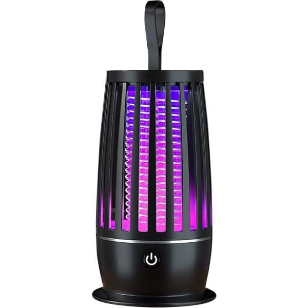 Muggenlamp - Elektrische insectenlamp tegen muggen - Elektrische UV insectendoder - LED Lampen -Muggenvanger-Insectenlamp-Insectenvanger-Muggenmoordenaarlamp Voor Thuis, Keuken, Restaurant, Bakkerij, Balkon, Terras - Zwart