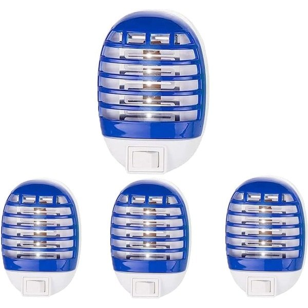 Muggenlamp Elektrische muggenlamp met licht voor huis tuin- binnen en buiten- keuken- woonkamer- professioneel en effectief- moskou motten- 4 stuks.