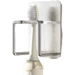 Opbergrekje - 3 stuks - 4,5*6,3*3,5 cm - 3M-plakstrip - Tandenborstelhouder - Boorvrije wandmontage - Houder voor elektrische tandenborstel - Opbergrek - Bekkerhouder - Afdruiprek - Wandrek - Plank - Opbergrek voor thuis - Badkamer, keuken