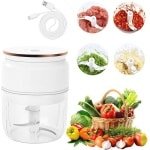 Oplaadbare Elektrische Uiensnijder en Hakmolen voor Keuken