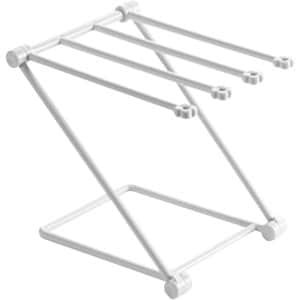 Opvouwbaar Vaatdoek Droogrek voor Aanrecht - Verstelbare Handdoekstandaard - Multifunctioneel - Thuis Keuken Accessoire - Grijs Design - Ruimtebesparend - Verticale Houder