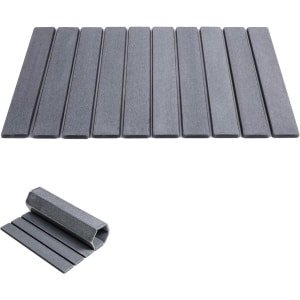 Opvouwbare droogmat voor stenen borden - 59x39cm - Waterabsorberend - Keukenblad accessoire - Afwasmat voor servies - Keukengootsteen accessoires - Aanrechtmat - Keuken benodigdheden