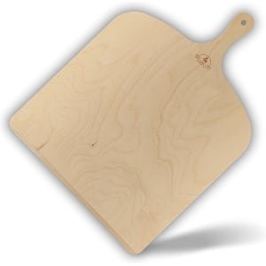 Pizzaschep voor pizzasteen, pizzaschep 37 cm, houten pizzaschep voor oven en grillschep, accessoires voor keuken, snijplank
