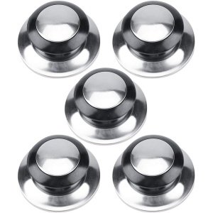 Pot Lid Knobs Set van 5 - Hittebestendige Handgrepen voor Pannen - Keuken Accessoires - Vervangingsonderdelen - Geschikt voor 6mm Montagegat van Deksel