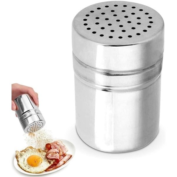 RVS Zout en Peper Strooiers met Deksel - Keuken Accessoires - Modern Design