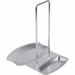 Roestvrij stalen lepelhouder voor potdeksels en pannen - Duurzaam kookrek - Hittebestendig - Thuis keuken accessoire