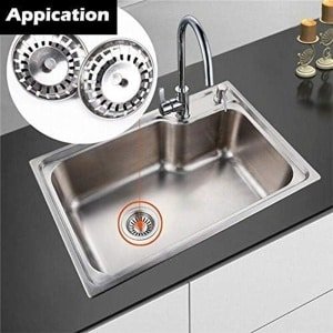 Roestvrijstalen keuken gootsteen plug - 82MM - voorkomt verstopte afvoeren - keuken accessoire - duurzaam en effectief