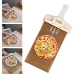 Rolbare pizzaschep - snijplank voor oven en grill - peel accessoires - keuken - pizzaschuiver.