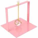 Servettenhouder in roze - Vierkante ijzeren servettenhouder voor tafel - Moderne papieren en handdoekhouder - Keuken en restaurant accessoire