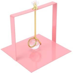 Servettenhouder in roze - Vierkante ijzeren servettenhouder voor tafel - Moderne papieren en handdoekhouder - Keuken en restaurant accessoire