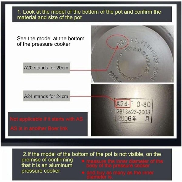 Siliconen afdichtring voor snelkookpan - O ring vervanging - accessoire - 18 cm - kookpan - keuken - kookgerei.