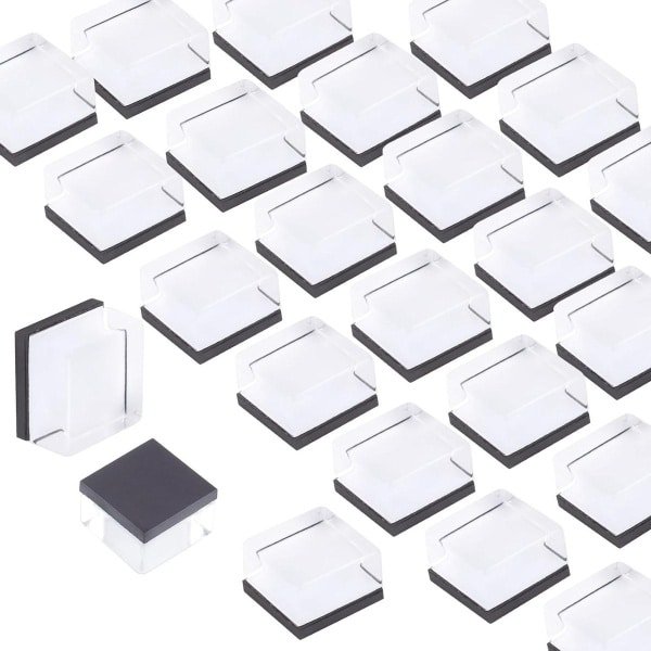 Smoakez - Set van 24 decoratieve mini magneetjes voor koelkast en whiteboard - Vierkante magneten in verschillende prints - Ideaal voor keuken, kantoor of als cadeau - Geschikt voor foto's - Magnetisch bord accessoires